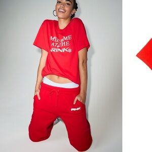 Campus Cotton Tee | PINK